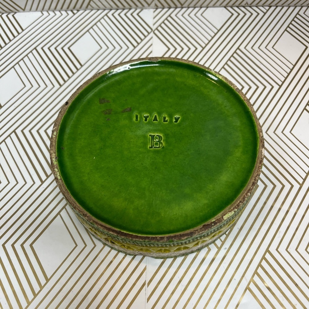 Vintage Mid-Century Bitossi For Rosenthal-Netter Ceramic Glazed Ashtray - Picture 5 of 14